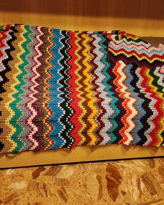 Coperta Plaid fatta a mano