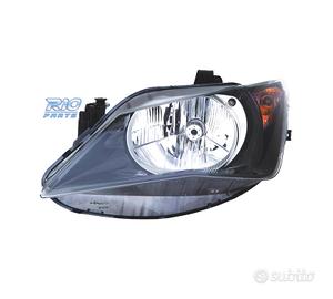 FANALE SINISTRO PER SEAT IBIZA 12-15 FONDO NERO