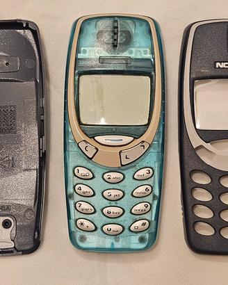 Nokia 3310 Vintage+Scocca Blu Navy ORIGINALE NUOVA