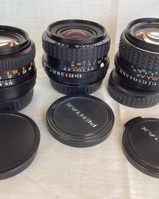 Pentax obiettivi manuali