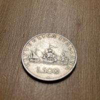 Moneta da 500 lire Caravelle 1960