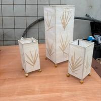 Set di lampade etniche vintage