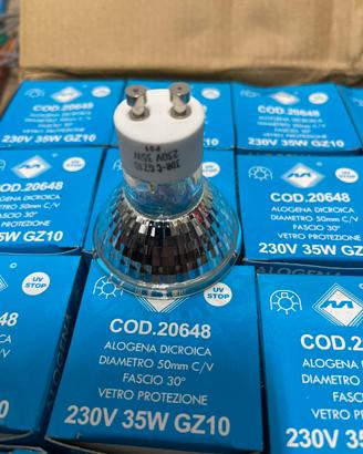 Lampada Alogena dicroica faretto 35v 20 pezzi