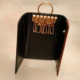 Porta chiavi vintage in pelle