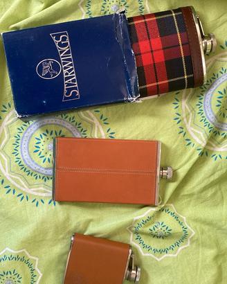 3 fiaschette da viaggio