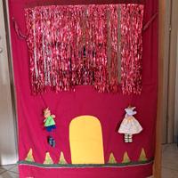 Teatrino burattini - fatto a mano