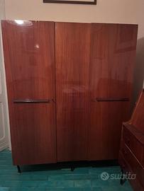 Armadio in legno a 3 ante anni '40