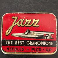 Scatola latta puntine grammofono JAZZ