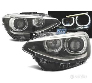 FARI BMW F20 21 ANGEL EYES LED SFONDO NERO