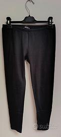 2 leggins neri tg S