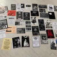 Collezione Flyers heavy metal anni 90