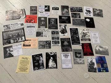 Collezione Flyers heavy metal anni 90