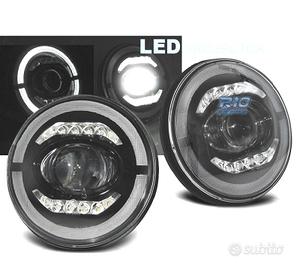 FARI PER JEEP WRANGLER 96-18 ANGEL EYES FULL LED N