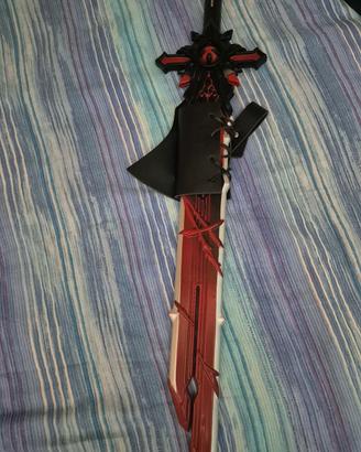 Spada cosplay + custodia da cintura 