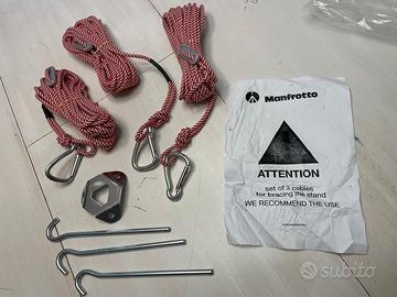 Kit corde treppiede Manfrotto 5-7 mt.