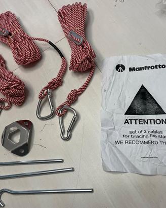 Kit corde treppiede Manfrotto 5-7 mt.