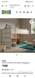 letto Ikea kura 