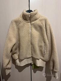 Giacca beige pelosa