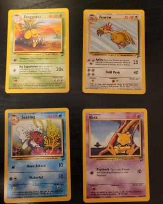 Lotto di 9 carte Set base 2 NM Near mint