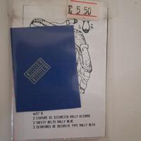 cinture sicurezza blu e decal per sedili modellini