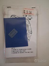 cinture sicurezza blu e decal per sedili modellini