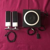 Set casse Pc 2.1 con subwoofer Hercules