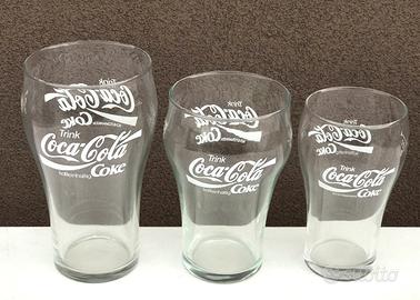 COCA-COLA TRE BICCHIERI VINTAGE