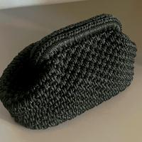 Borsa clutch uncinetto