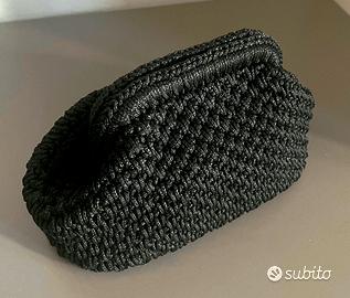 Borsa clutch uncinetto