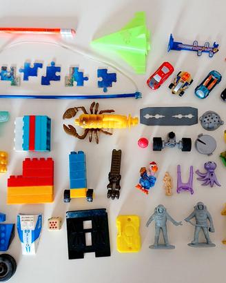 Lotto giocattoli Mini HotWheel LEGO personaggi