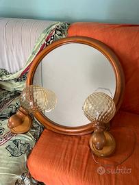 Specchio e luci anni 60