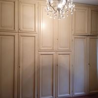 Armadio stile ven. - Comò + 2 comodini legno