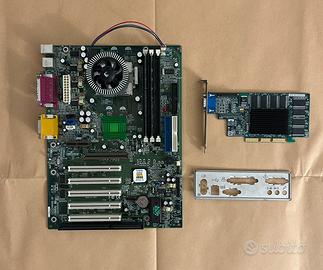 Scheda madre QDI KinetiZ 7B+Athlon 1GHz+RAM+Matrox