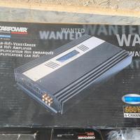 amplificatore 680W 4 canali + altoparlanti