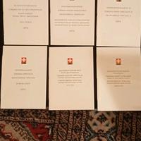 SVIZZERA 1974 N. 6 FOLDER-LIBRETTI NUOVI. 