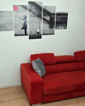 Quadro Banksy “Bambina con palloncino rosso”