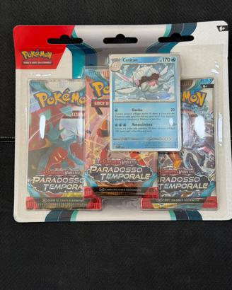 Pokemon Blister 3 bustine paradosso temporale
