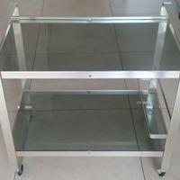 CARRELLO VETRO ALLUMINIO