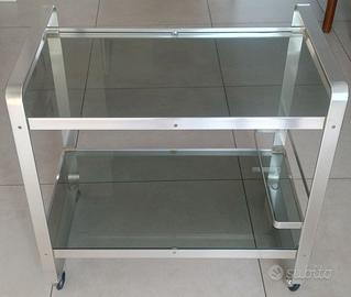 CARRELLO VETRO ALLUMINIO
