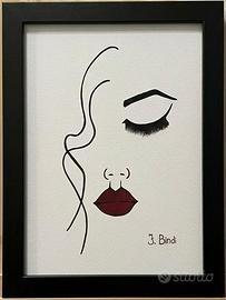 Quadro dipinto a mano su tela pezzo unico 20x30 cm