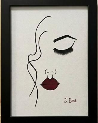Quadro dipinto a mano su tela pezzo unico 20x30 cm