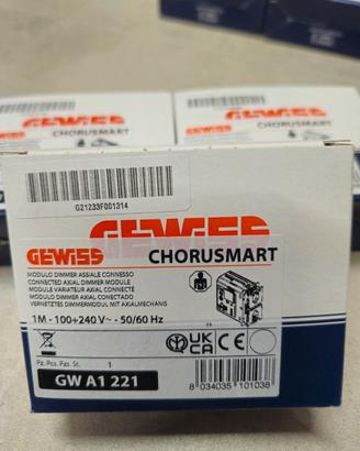 3 nuovi gewiss chorus modulo dimmer GWA1221