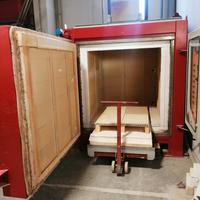 Forno a gas e degassatrice