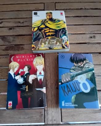 3 fumetti manga 