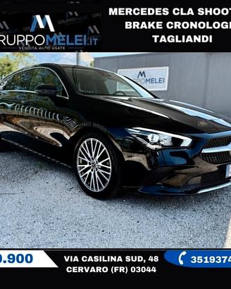 Mercedes CLA Shooting Brake CRONOLOGIA TAGLIANDI