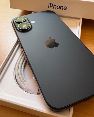 iPhone 16 Black 256 - Pari al nuovo (Grado A+)