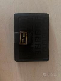 Portafoglio Fendi Zucca Canvas and leather bi-fold