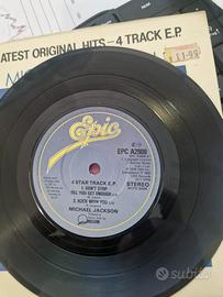 Disco Michael Jackson 45 giri che gira a 33 giri