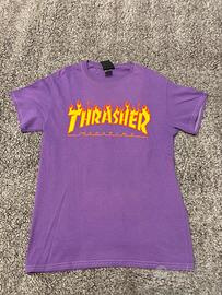 T-shirt Thrasher viola
