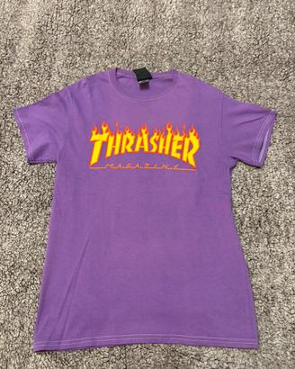 T-shirt Thrasher viola